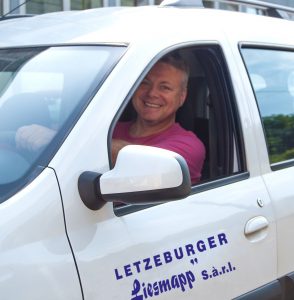 Auslieferungsfahrer der Letzeburger Liesmapp